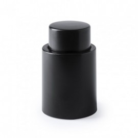 Tapón con bomba de vacío en color negro Olin