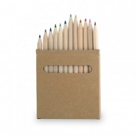 Set de 12 lápices de madera en caja de cartón Formila