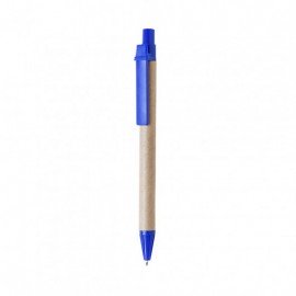 Bolígrafo con cuerpo de cartón reciclado y clip en color Urigin