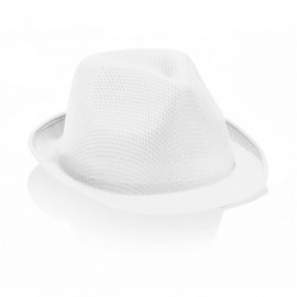 Sombrero de poliéster con cinta Opal
