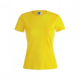 Camiseta Mujer Creative amarilla