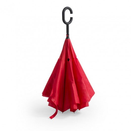 paraguas rojo automático