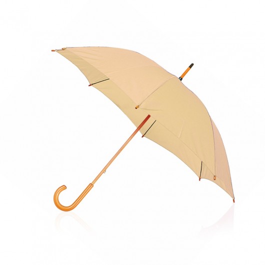 paraguas automatico beige