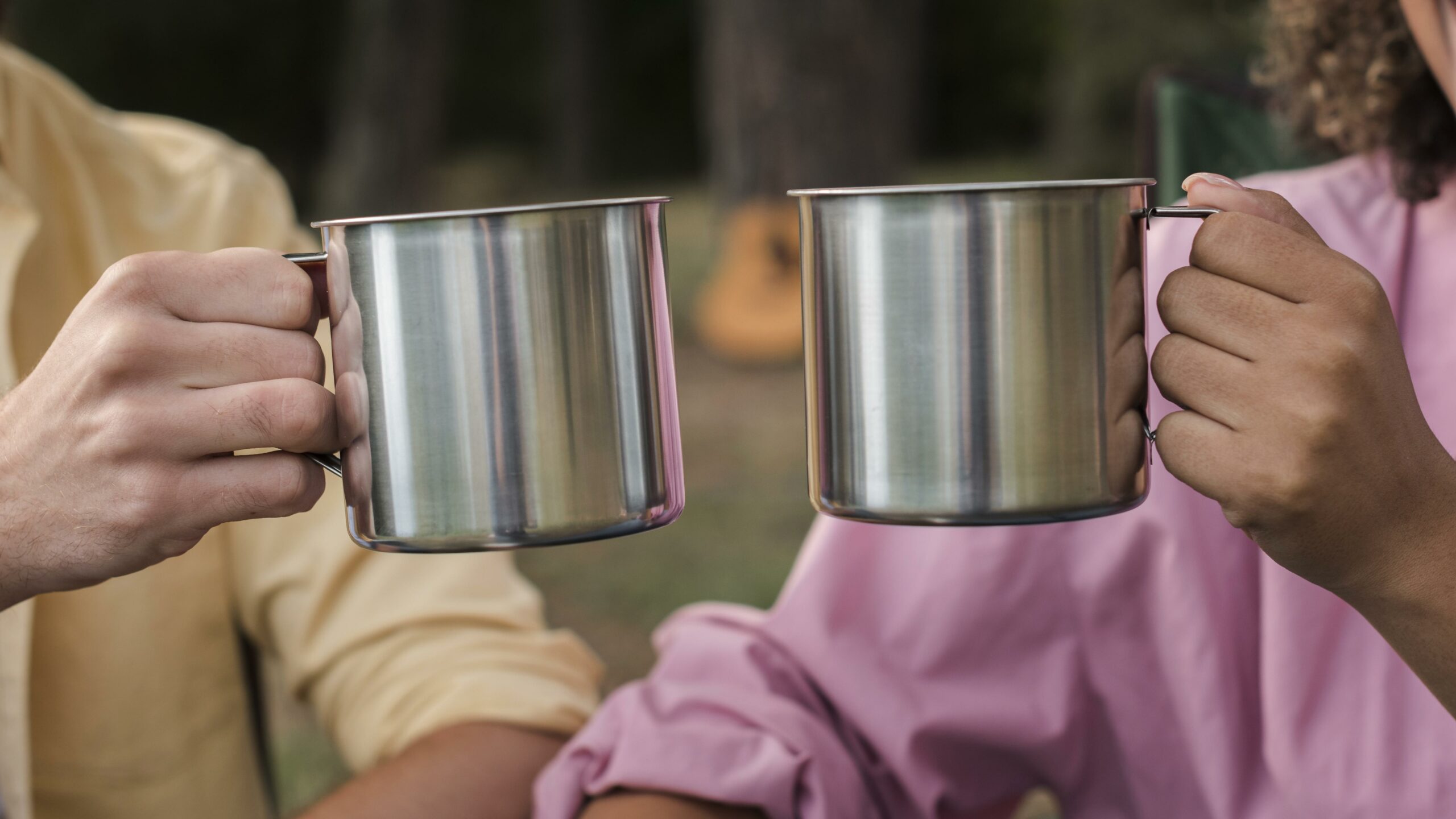 Tazas metálicas personalizadas