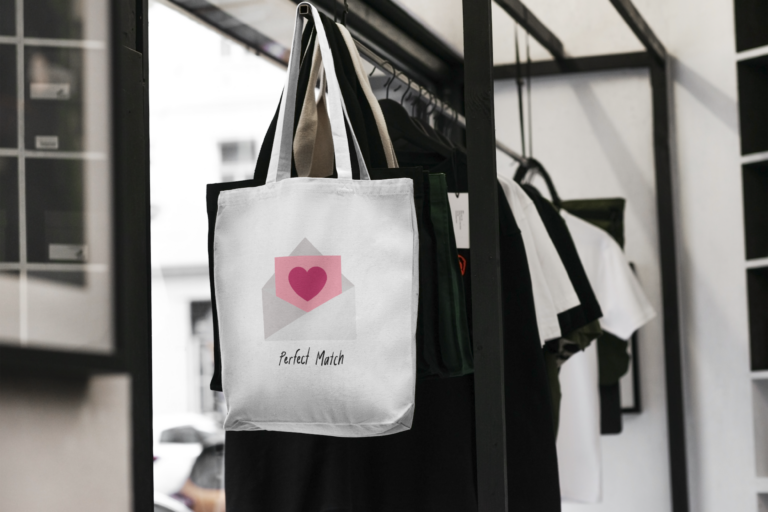 Regala bolsas de algodón personalizadas en San Valentín