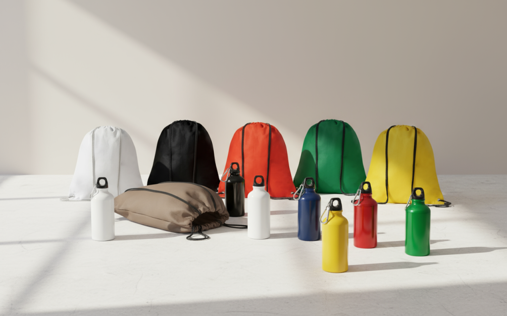 Bodegón bidón y mochila